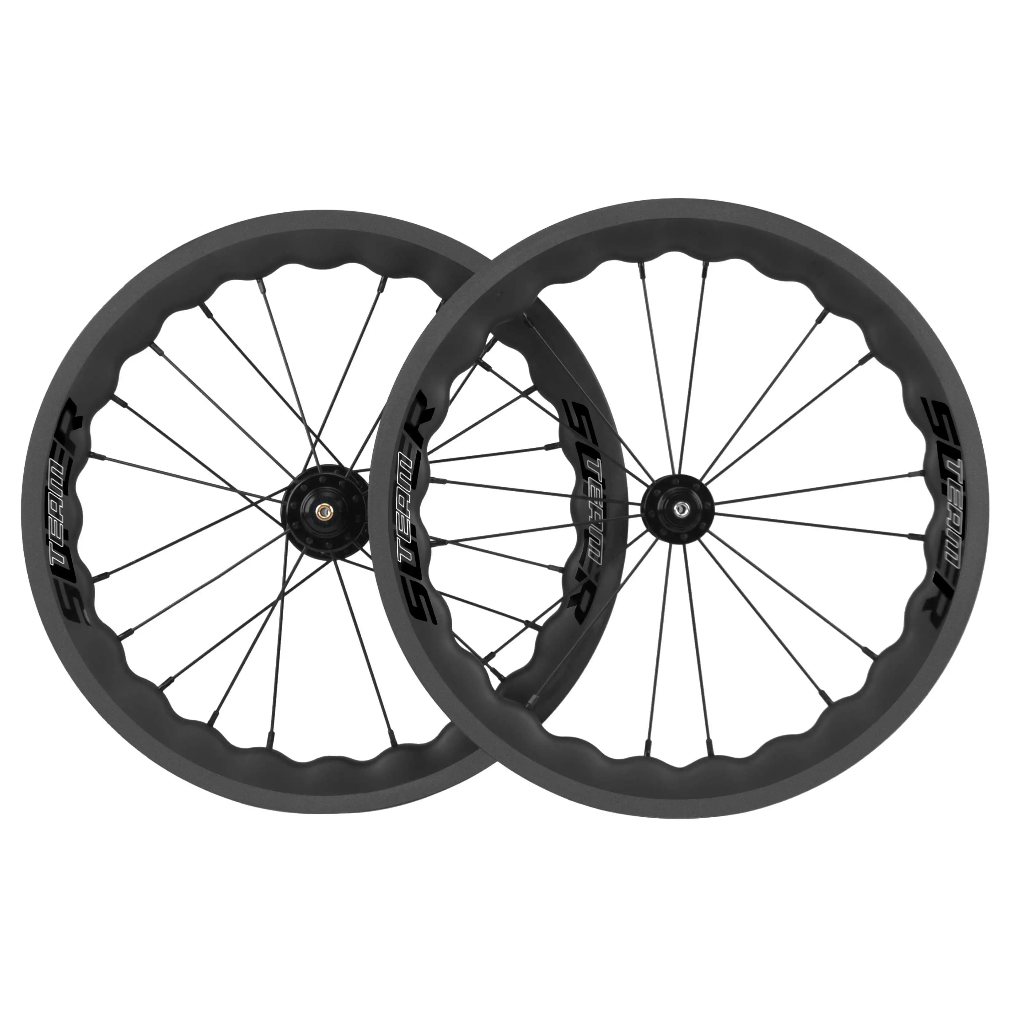349 Waver Carbon Wheelset 25-35 RIM Brake For Brompton - Image 2