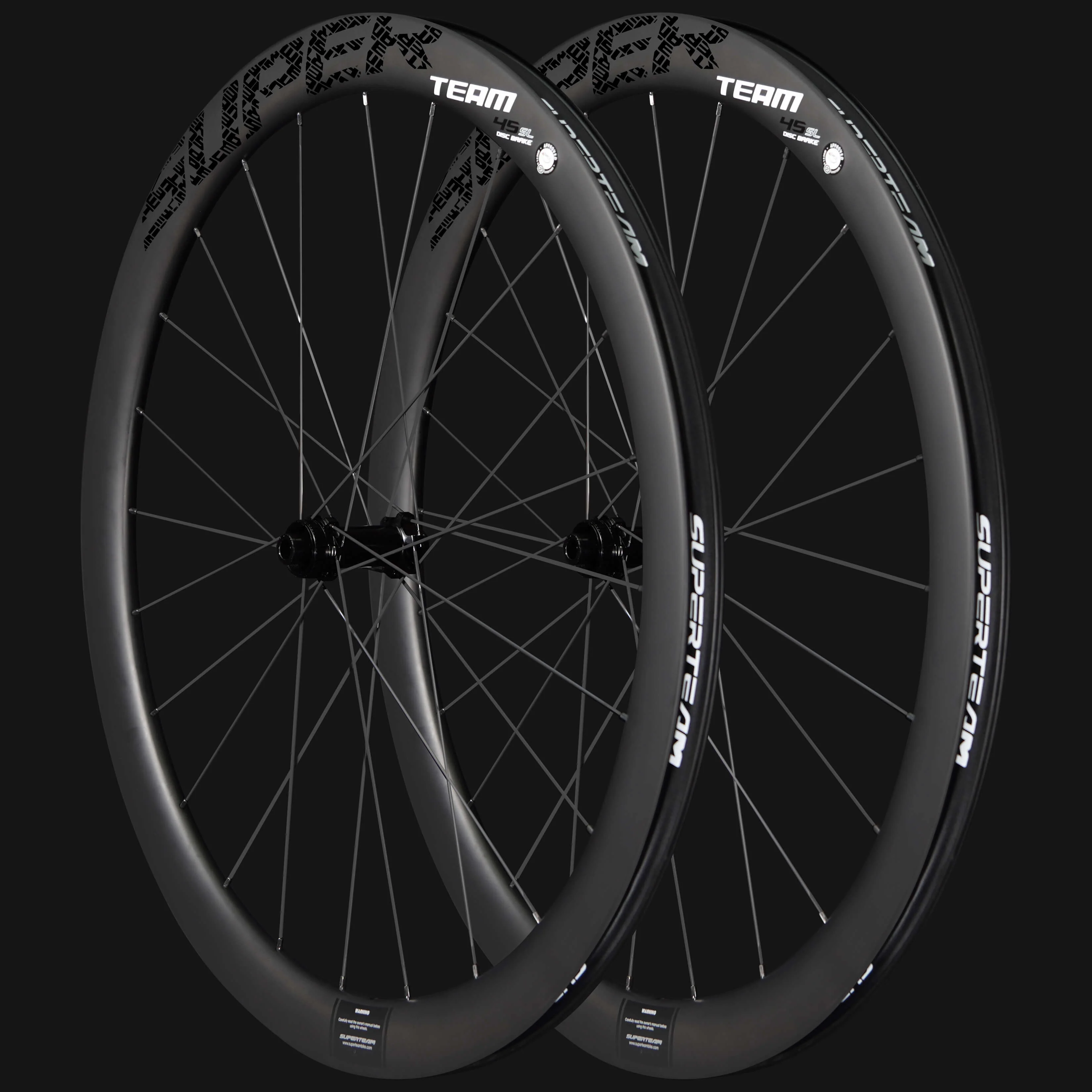 Classic PRO D28-45 Disc Brake Black Decals PILLAR WING21 Spokes - Image 10