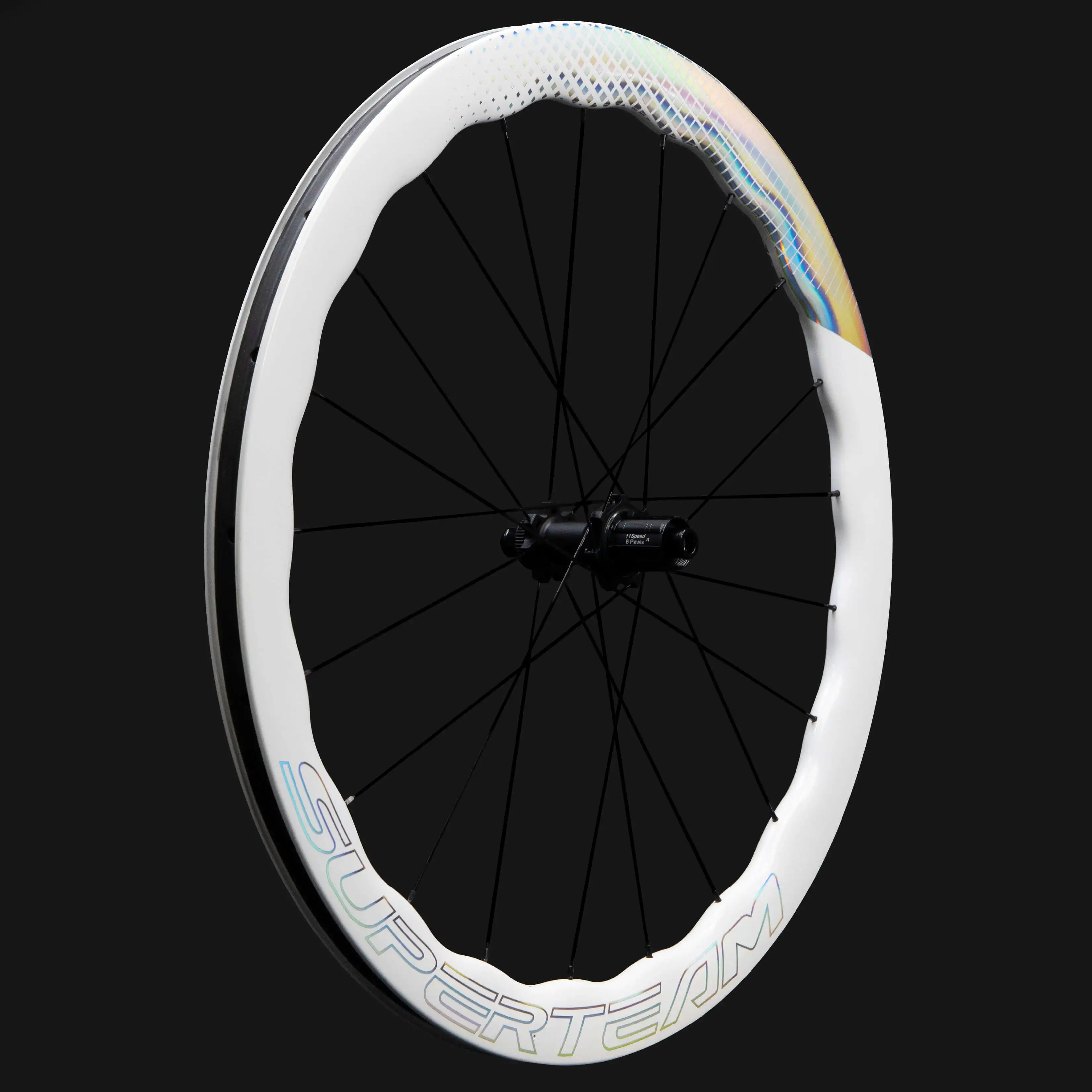 Classic PRO D28-50 DISC Brake Shine Decals White Rim - Image 10