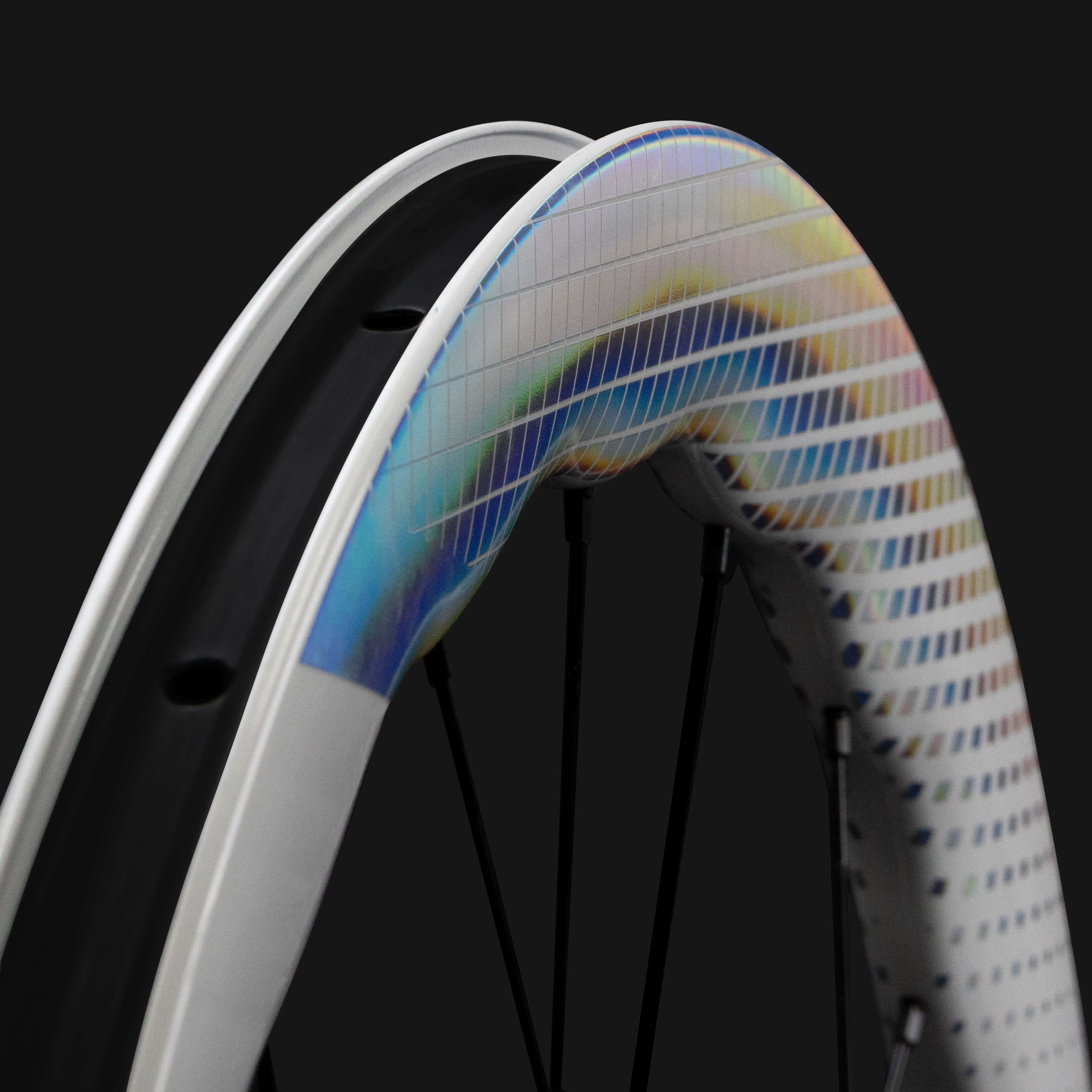 Classic PRO D28-50 DISC Brake Shine Decals White Rim - Image 5