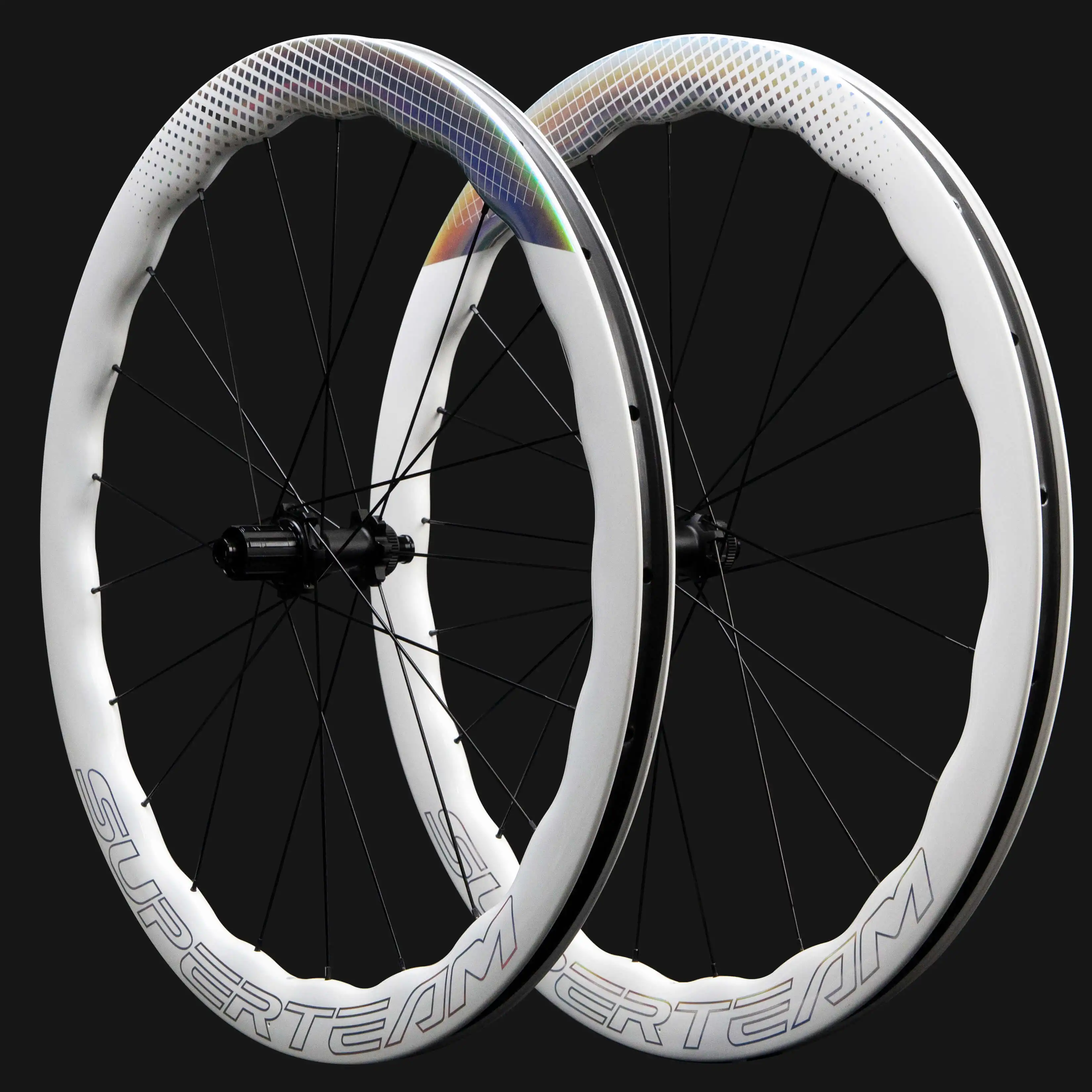 Classic PRO D28-50 DISC Brake Shine Decals White Rim - Image 7