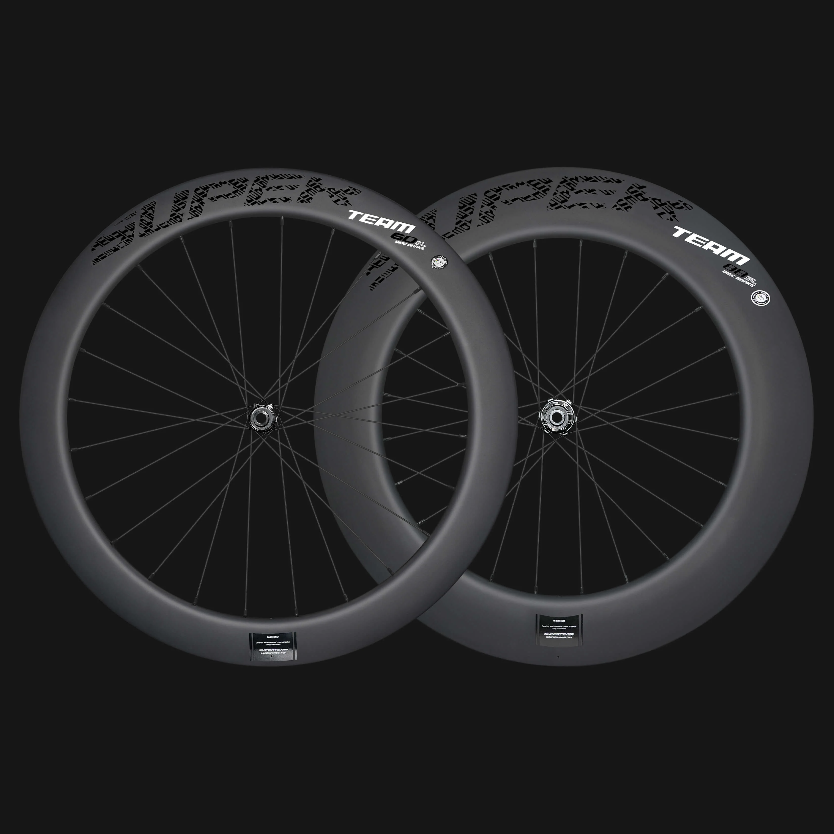 Classic PRO D28-60/88 Disc Brake Black Decals PILLAR WING21 Spokes - Image 2