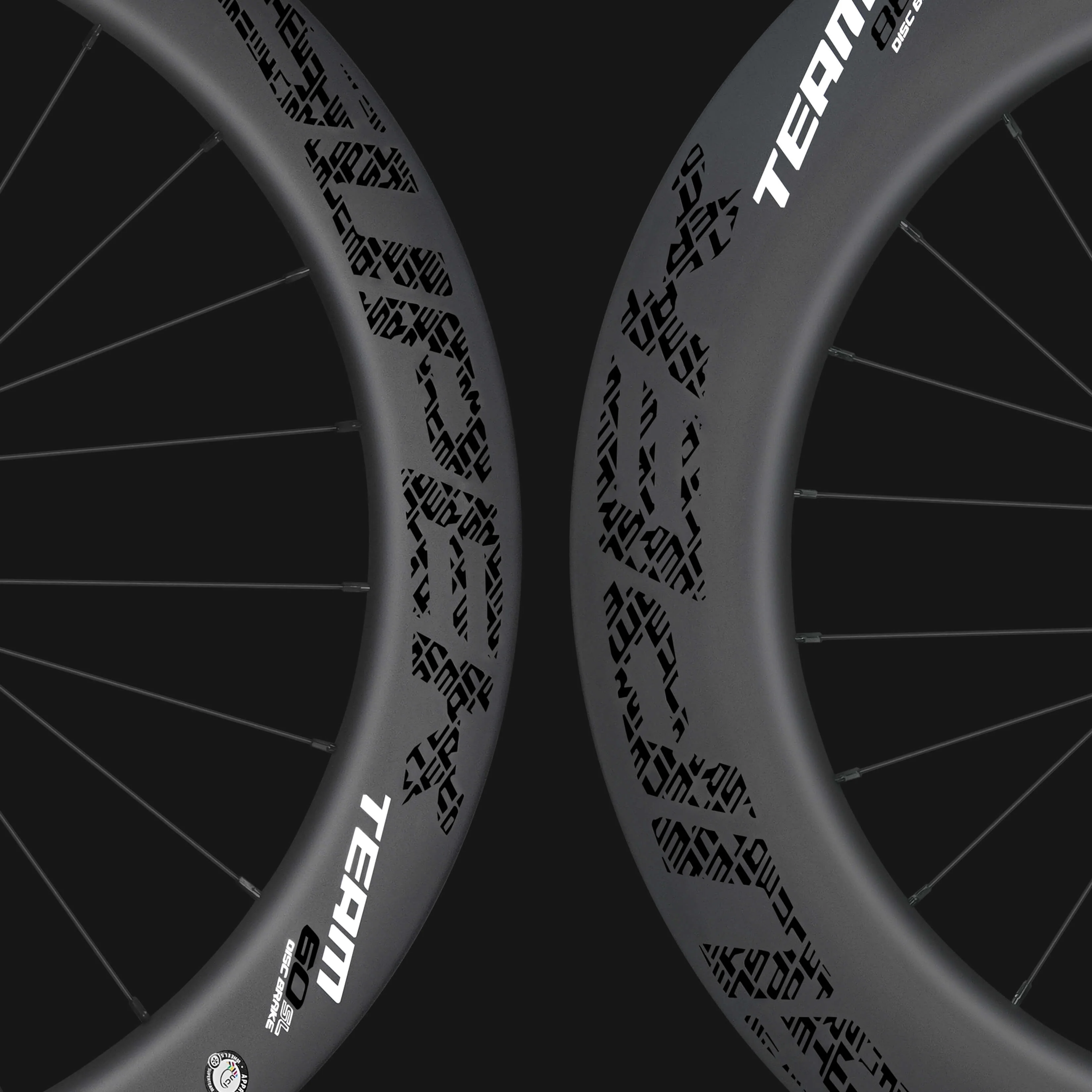 Classic PRO D28-60/88 Disc Brake Black Decals PILLAR WING21 Spokes - Image 7