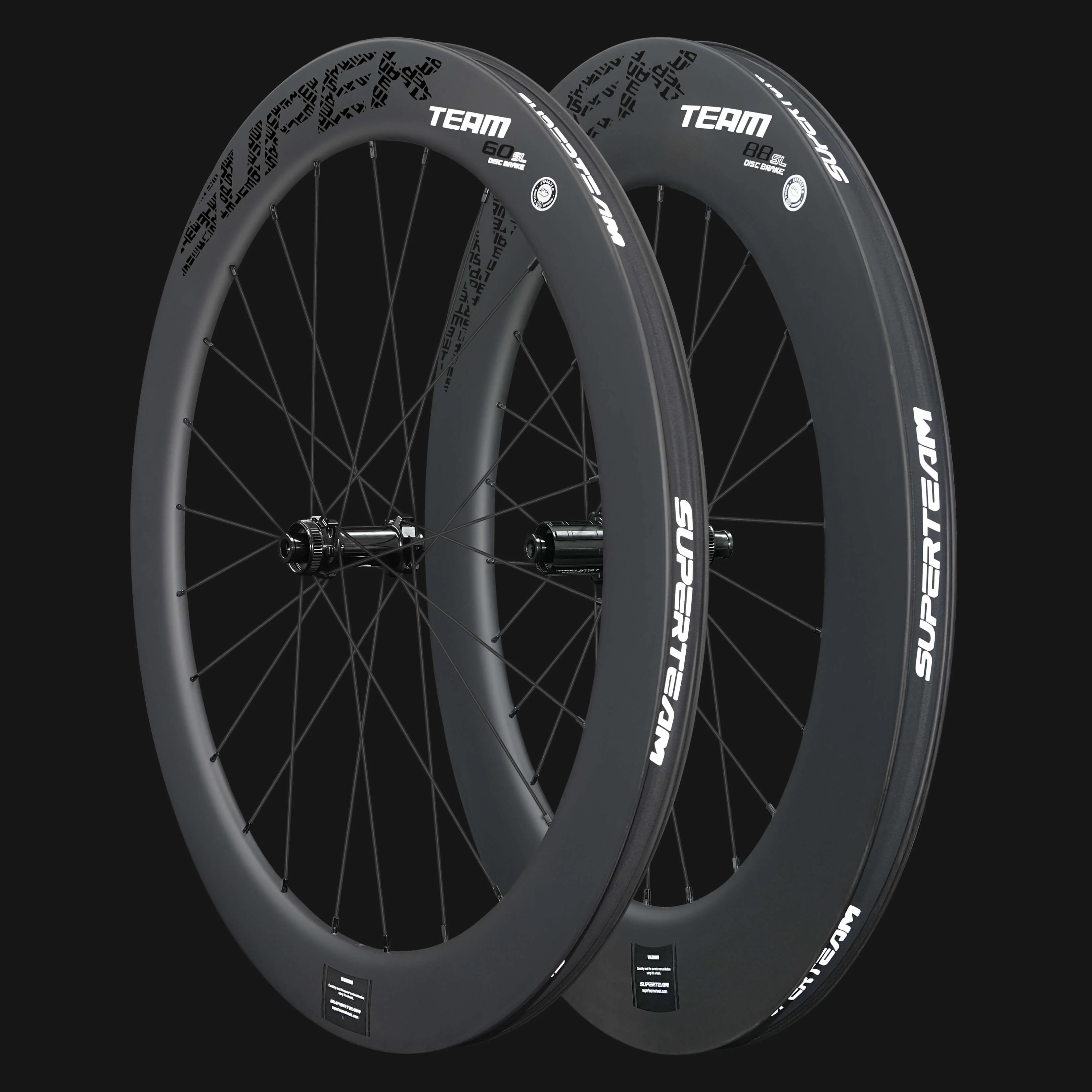Classic PRO D28-60/88 Disc Brake Black Decals PILLAR WING21 Spokes - Image 8