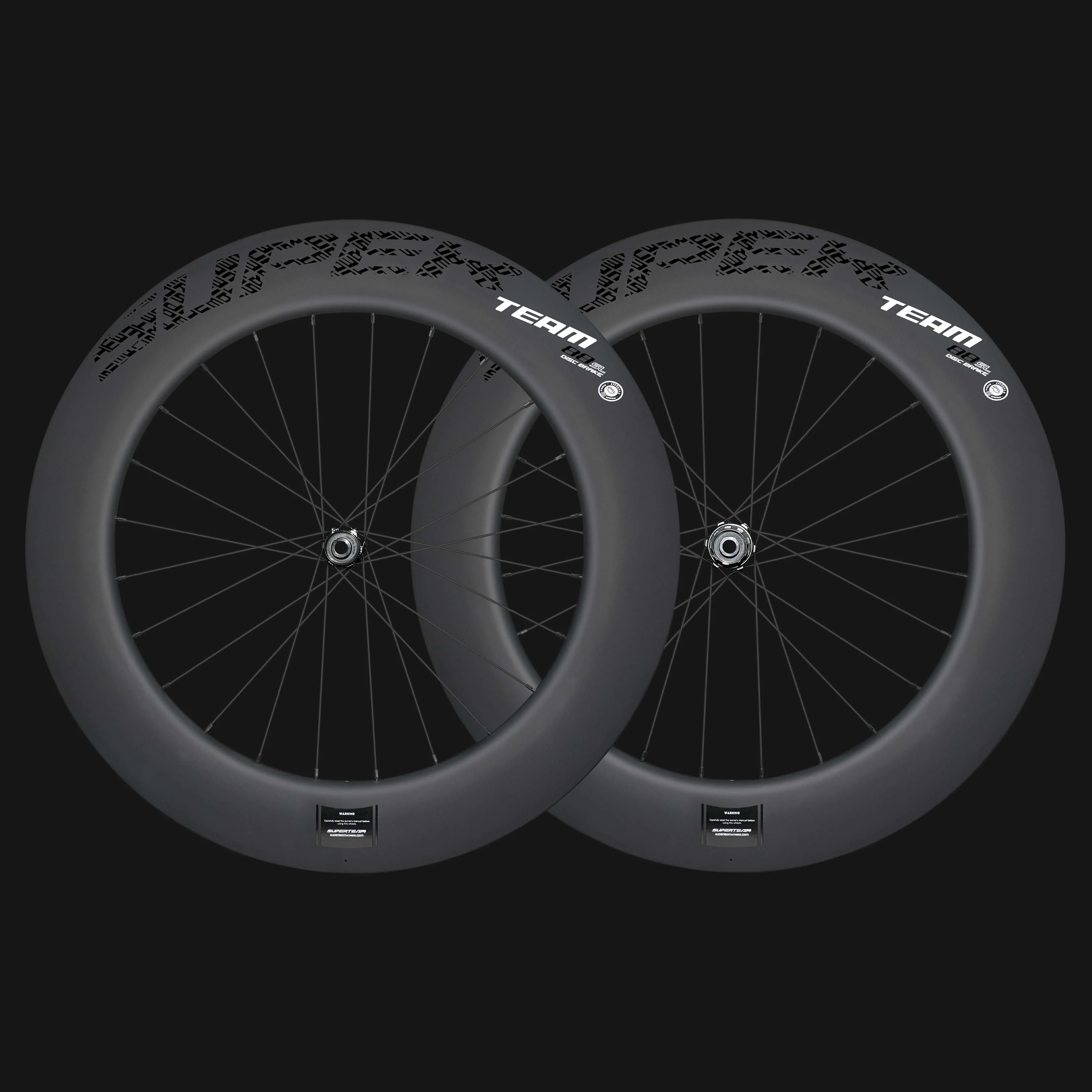 Classic PRO D28-88 Disc Brake Black Decals PILLAR WING21 Spokes - Image 2