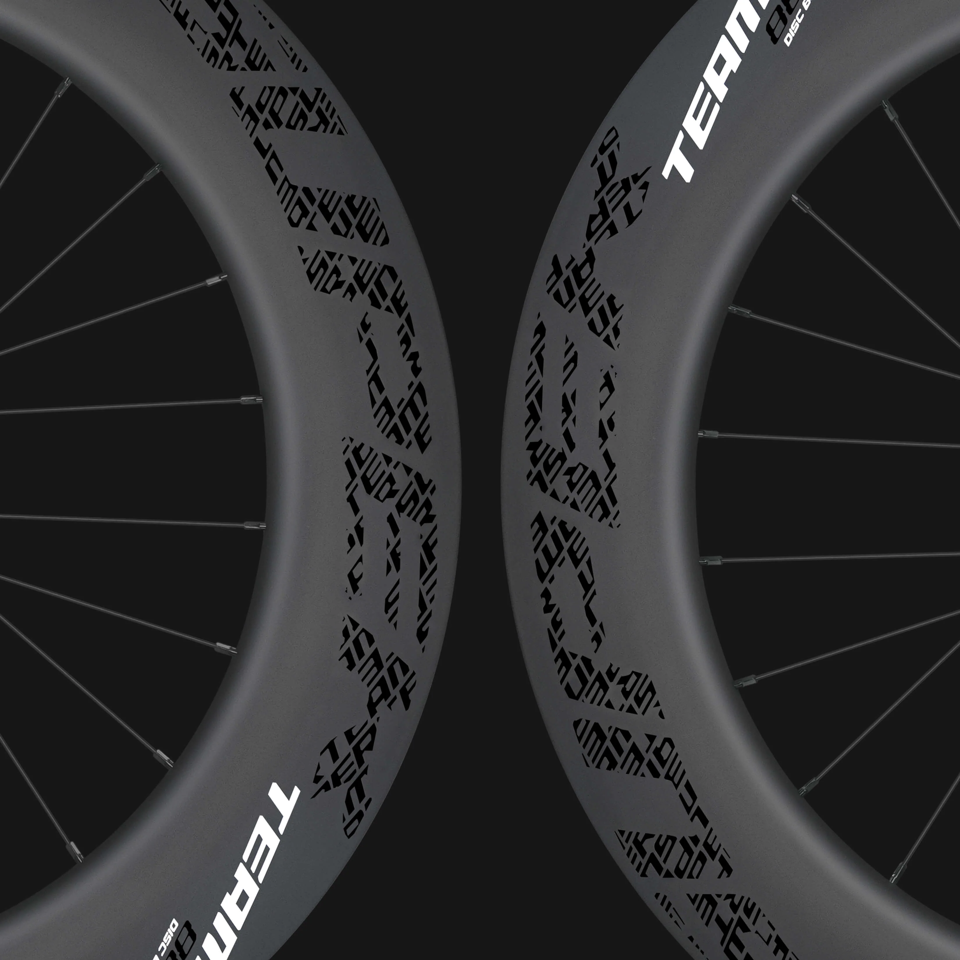 Classic PRO D28-88 Disc Brake Black Decals PILLAR WING21 Spokes - Image 7