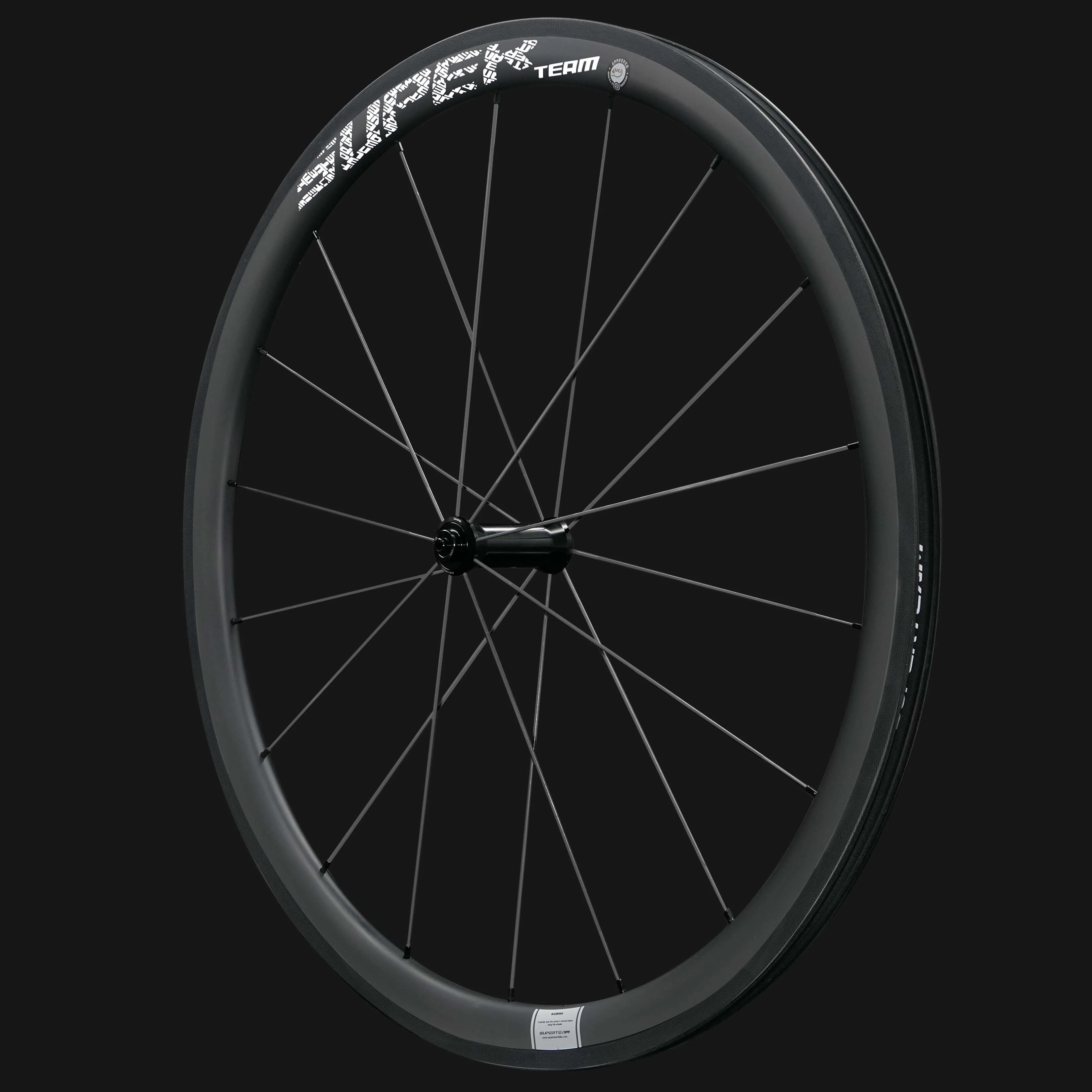 Classic PRO R25-38 Carbon Wheelset RIM Brake White Decals - Image 10