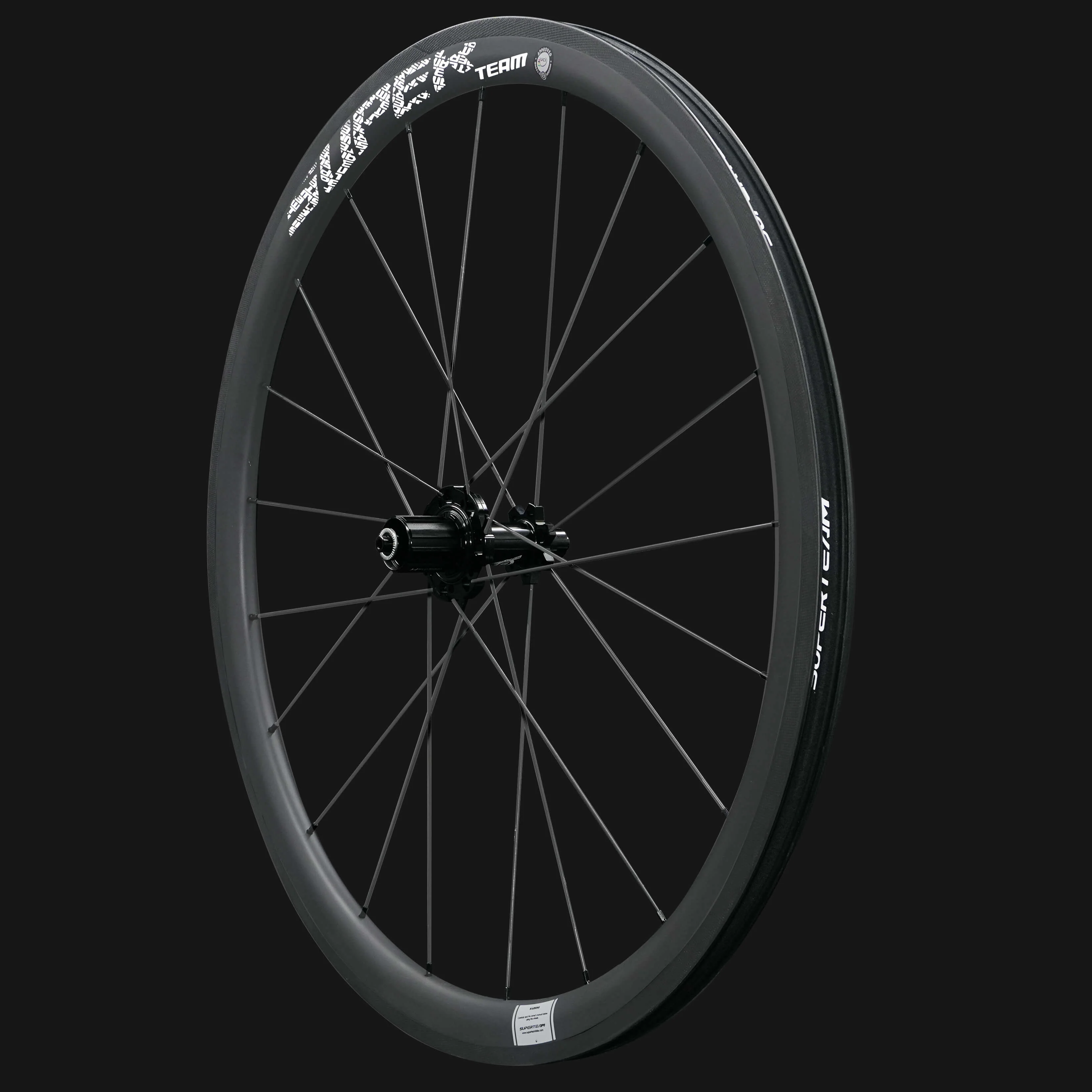 Classic PRO R25-38 Carbon Wheelset RIM Brake White Decals - Image 9