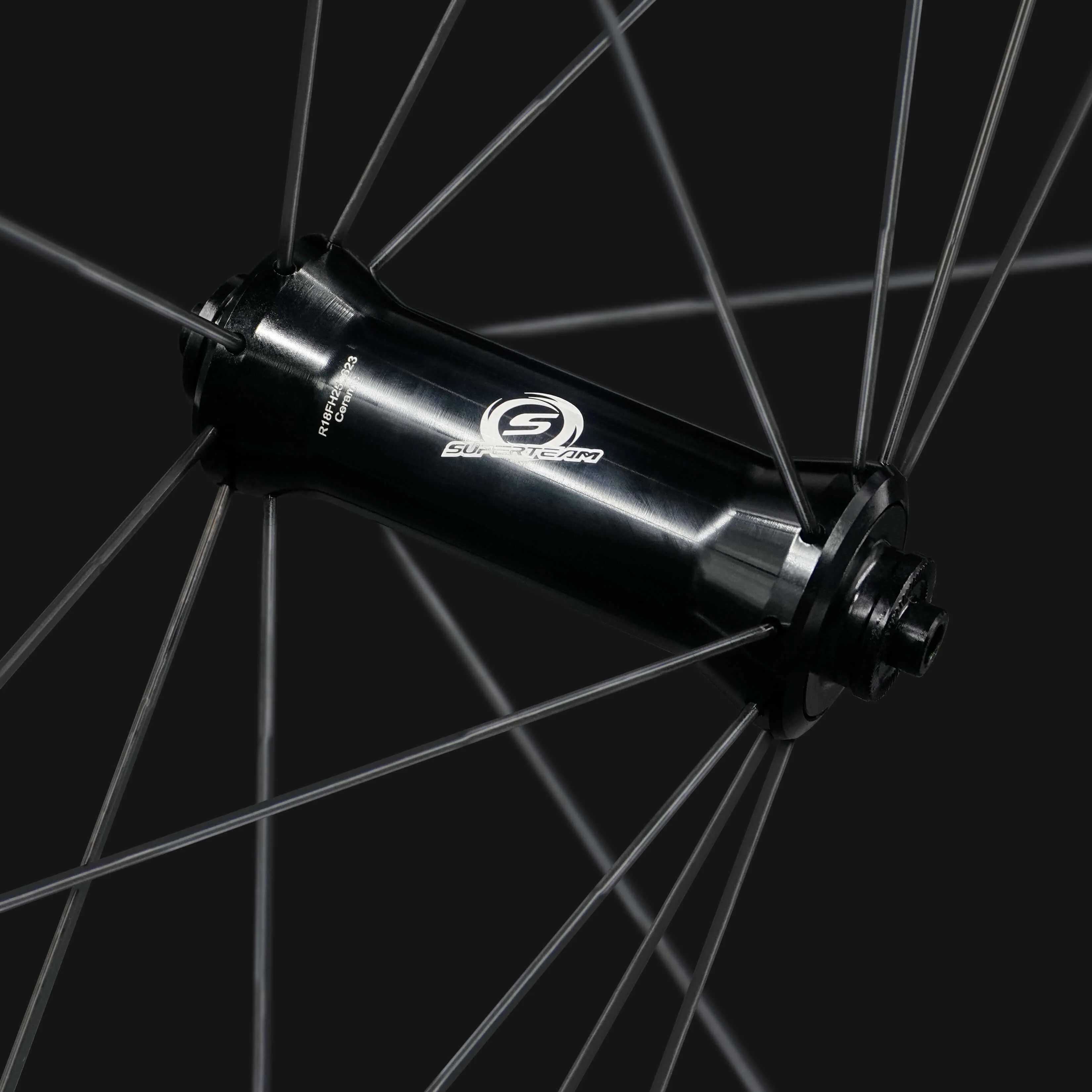 Classic PRO R25-38 Carbon Wheelset RIM Brake Black Decals - Image 5