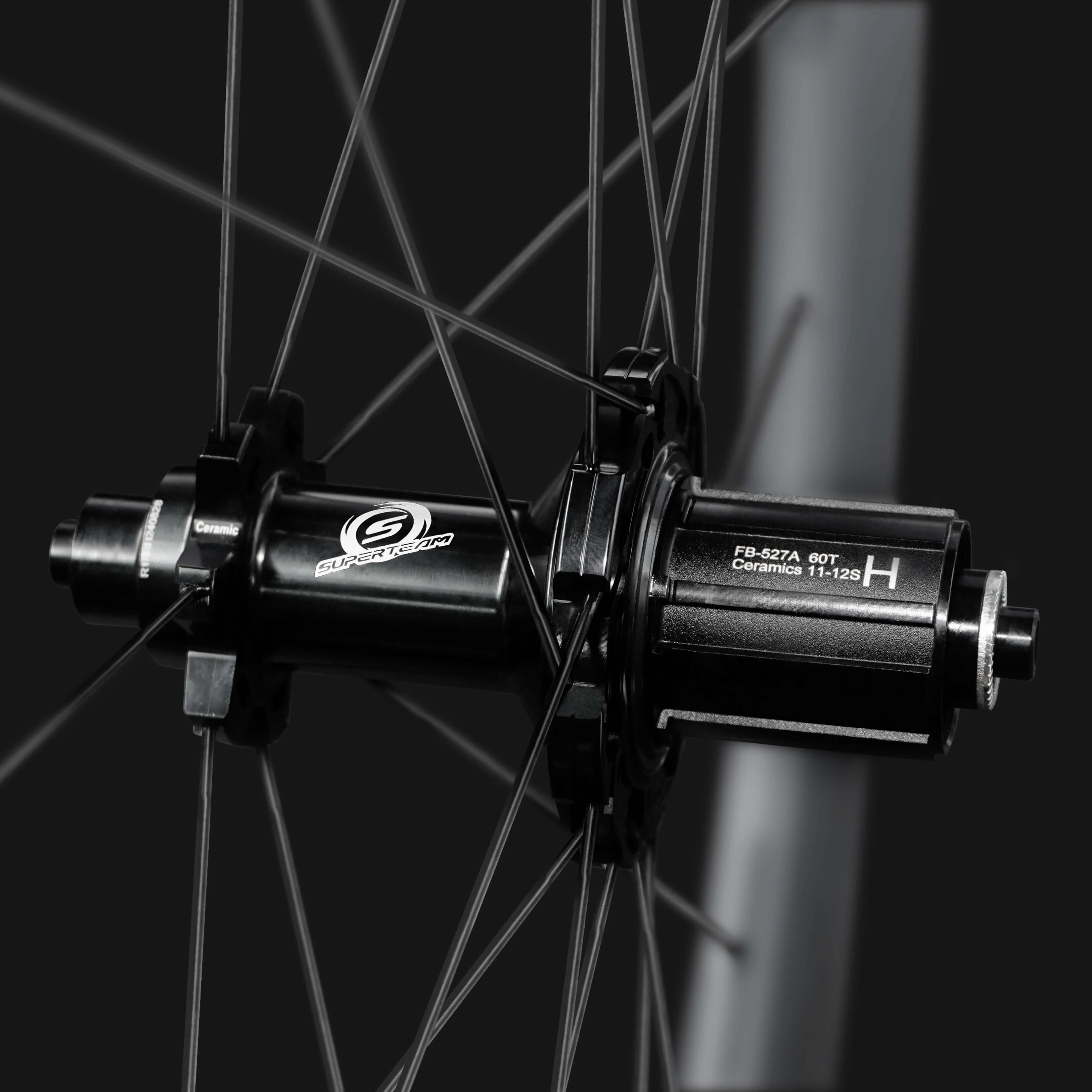 Classic PRO R25-60/88 Carbon Wheelset Rim Brake Black Decals - Image 5