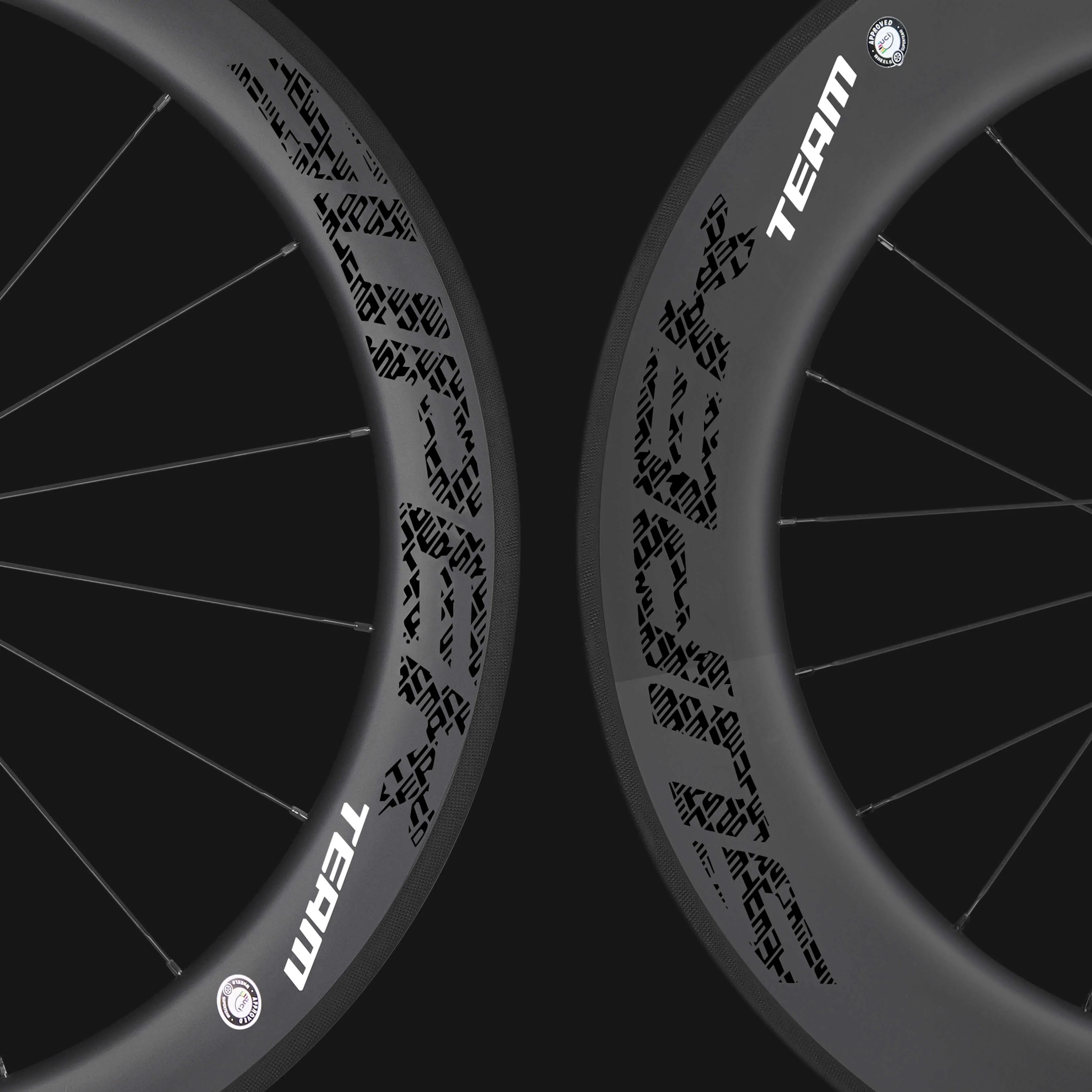 Classic PRO R25-60/88 Carbon Wheelset Rim Brake Black Decals - Image 7