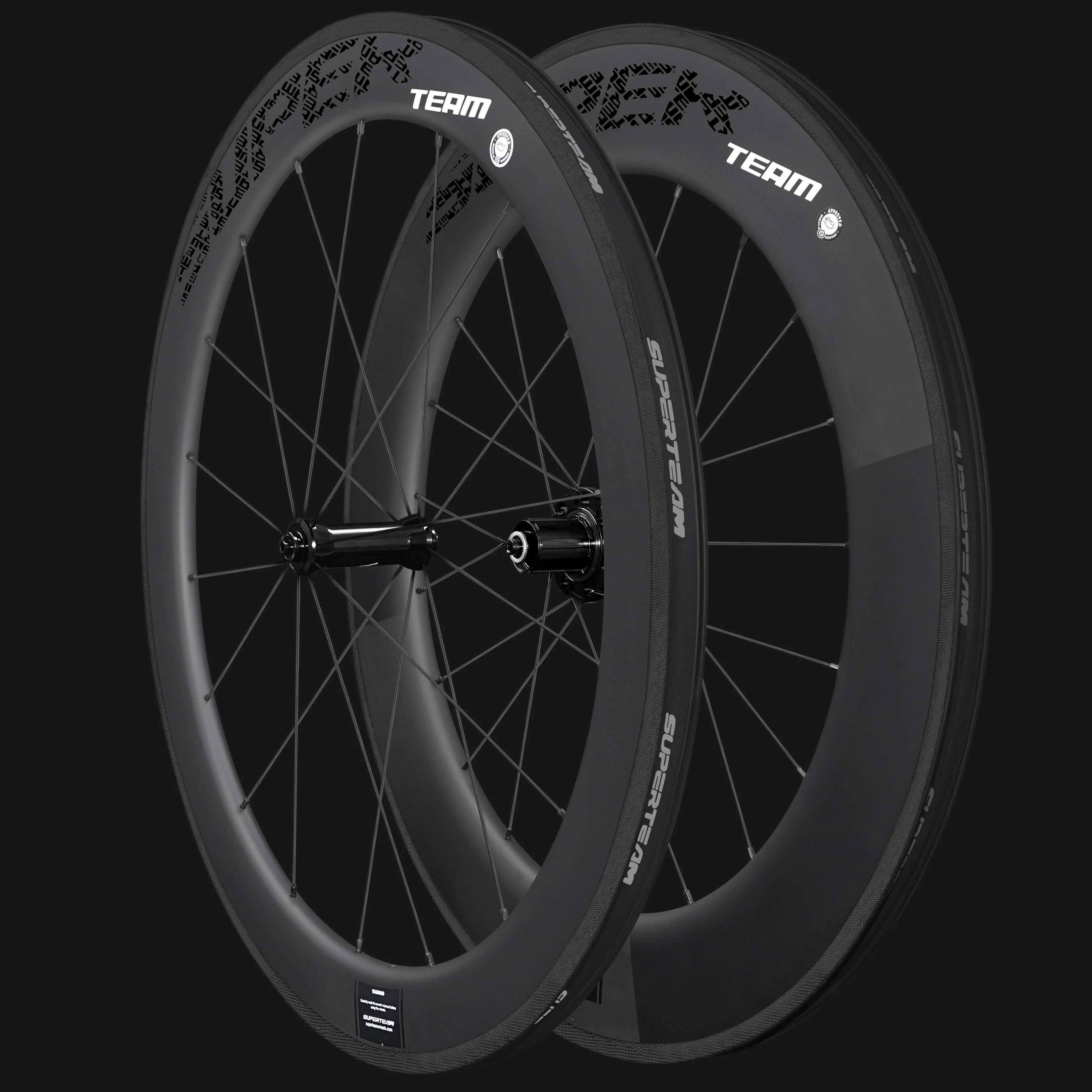 Classic PRO R25-60/88 Carbon Wheelset Rim Brake Black Decals - Image 8