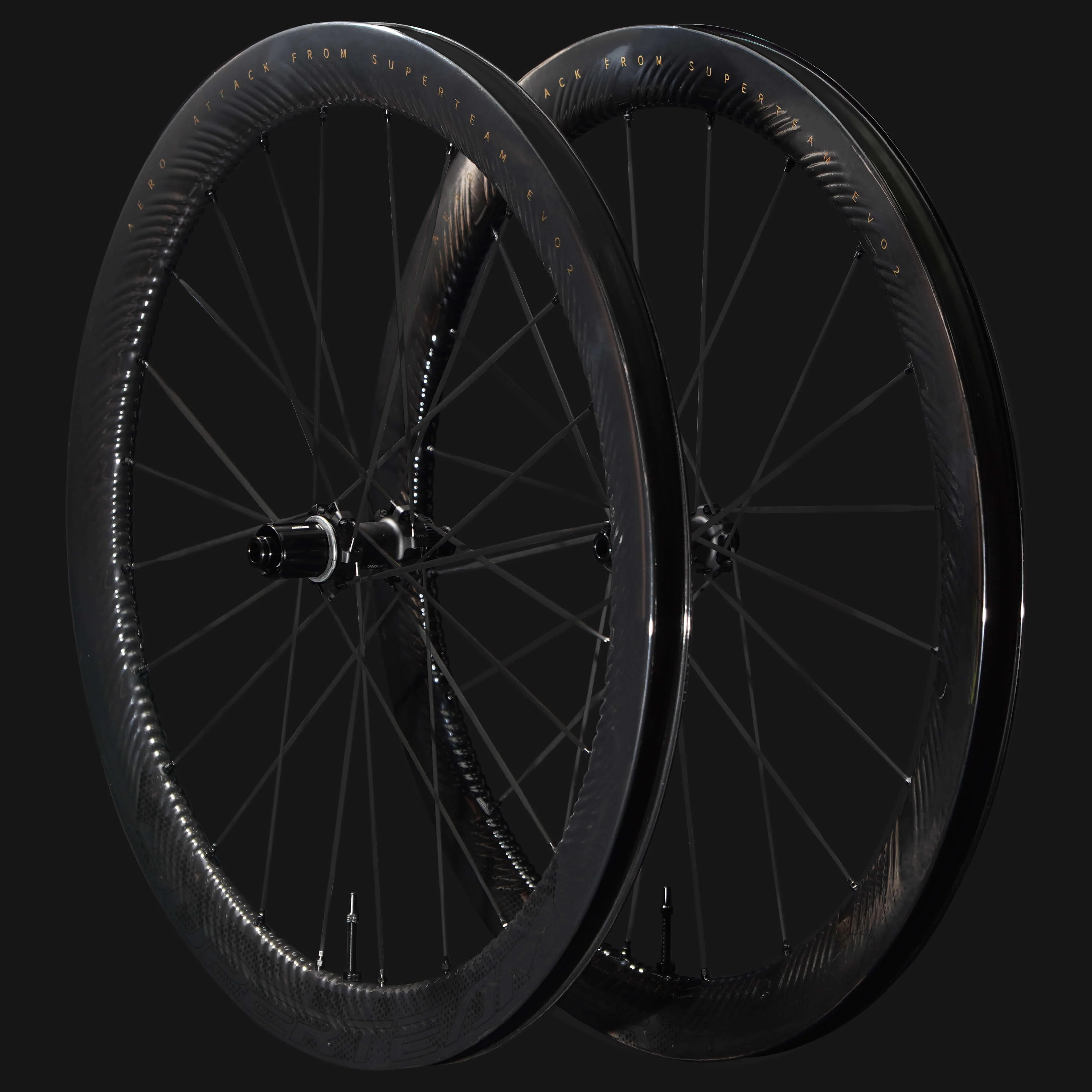 S-ALL Carbon EVO Ⅱ D30-50 DISC Brake Black Decals - Image 9