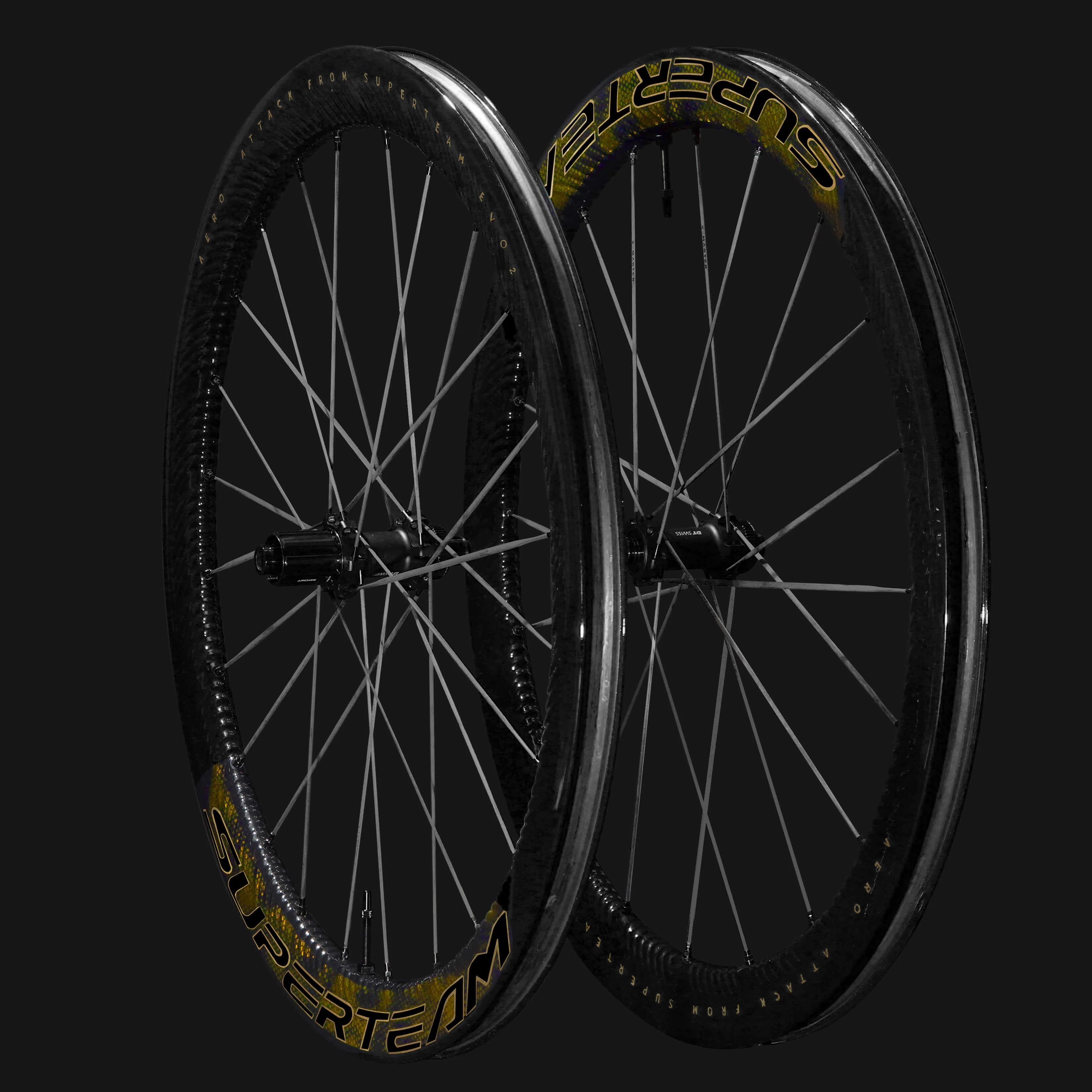 S-ALL Carbon EVO Ⅱ D30-50 DISC Brake Gold Decals - Image 10