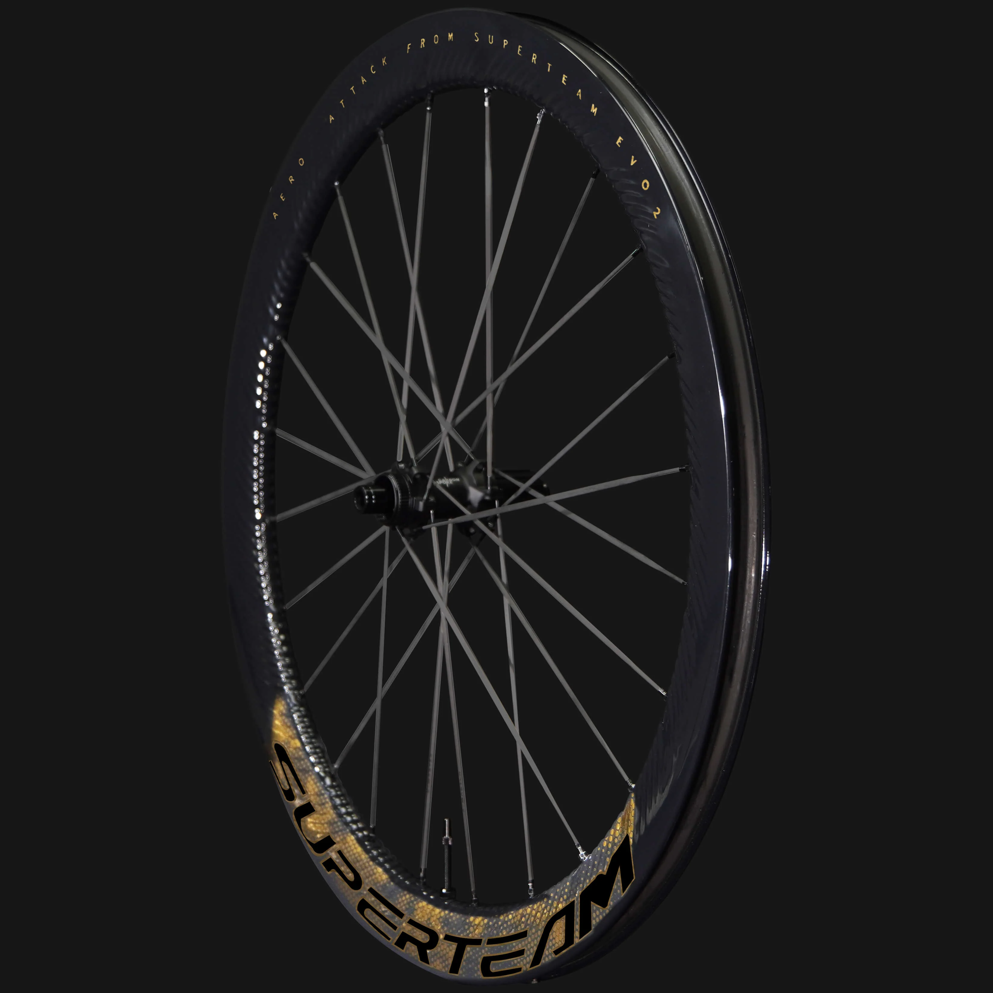 S-ALL Carbon EVO Ⅱ D30-50 DISC Brake Gold Decals - Image 11