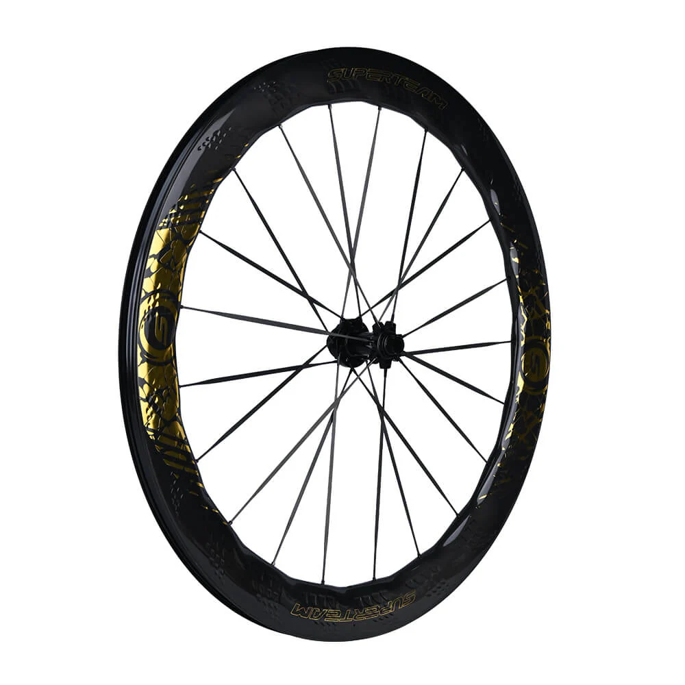 S-ALL Carbon Ultra Nazar Boncugu D28-50 DISC Brake Gold Decals - Image 8