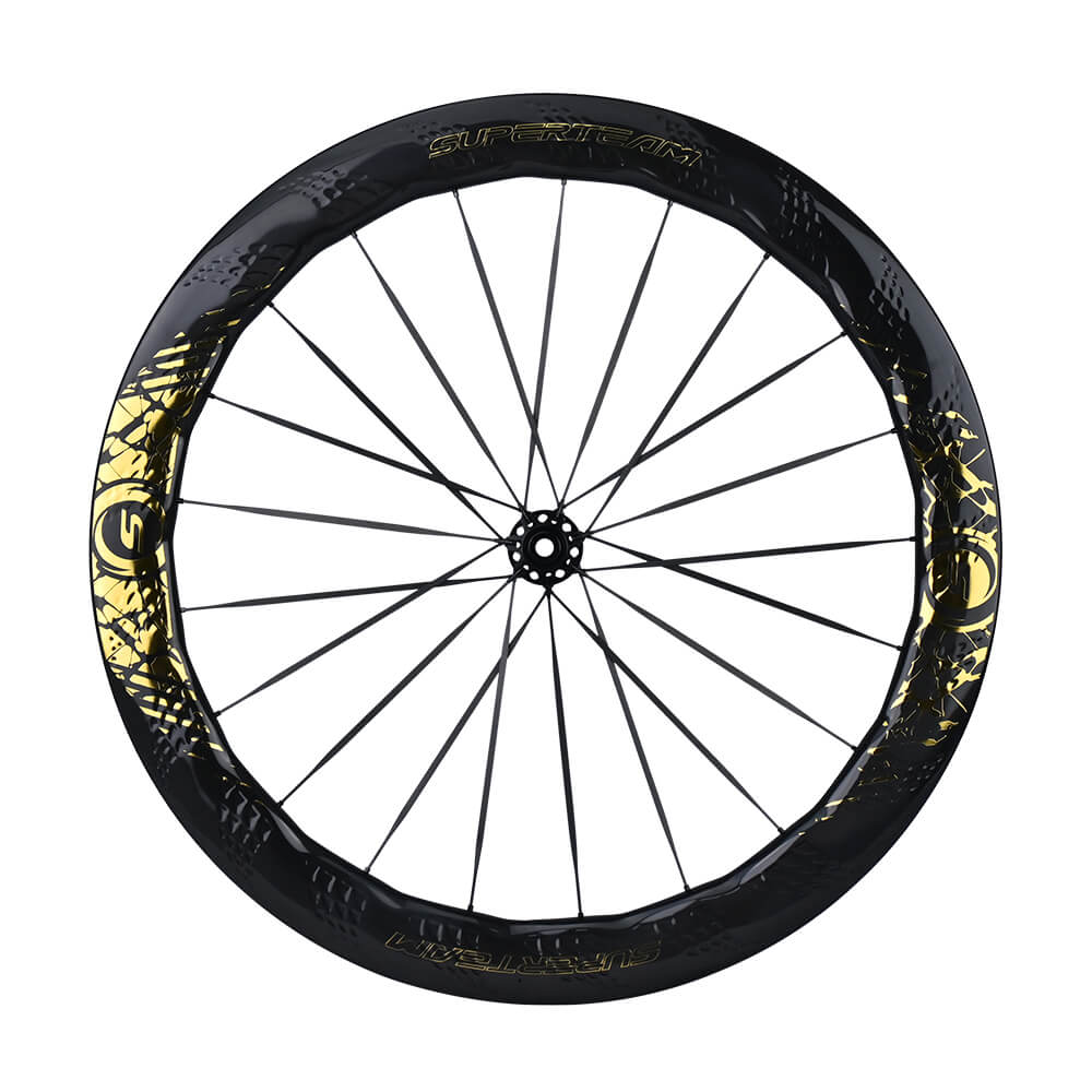 S-ALL Carbon Ultra Nazar Boncugu D28-50 DISC Brake Gold Decals - Image 9
