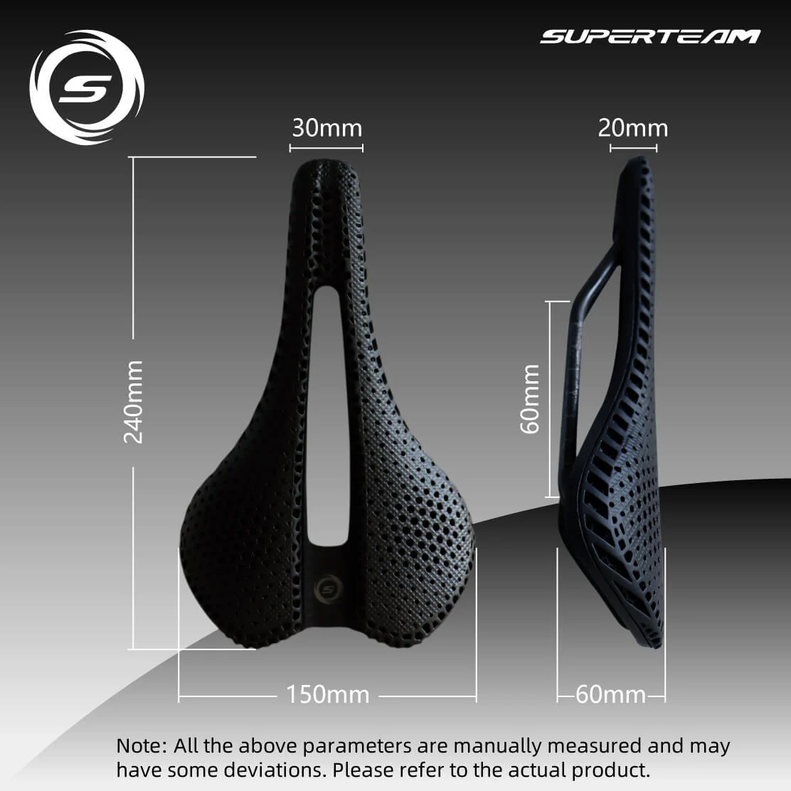 Superteam 3D-Printed Honeycomb Saddle - Image 2