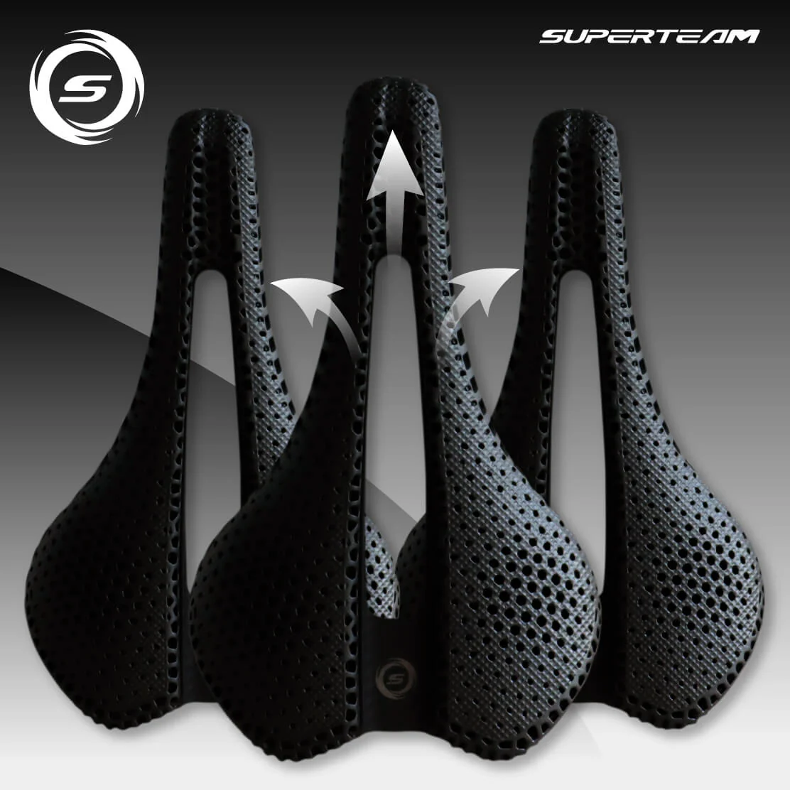 Superteam 3D-Printed Honeycomb Saddle - Image 3