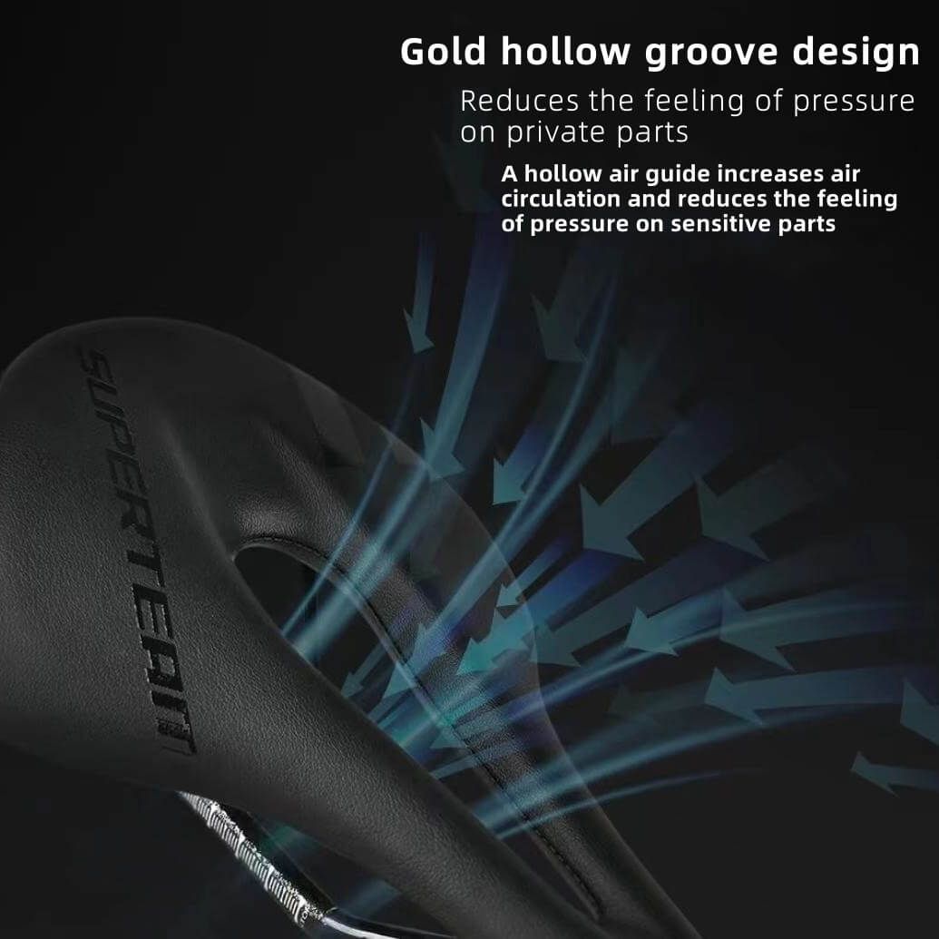 Superteam Full Carbon Short Nosed Bike Saddle - Image 3