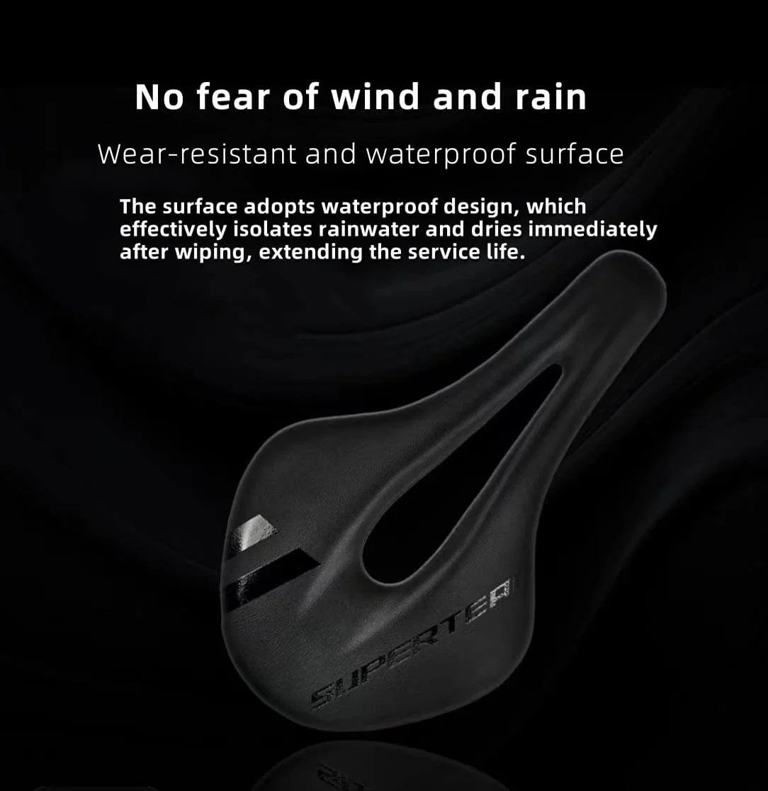 Superteam Full Carbon Short Nosed Bike Saddle - Image 5